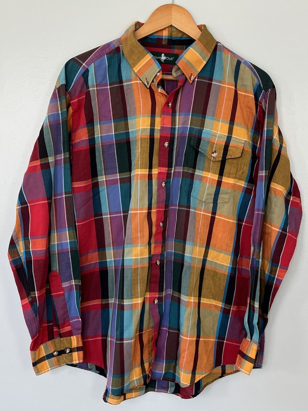 Vintage Hunt Club Autumn Shirt Mens XL Made in USA